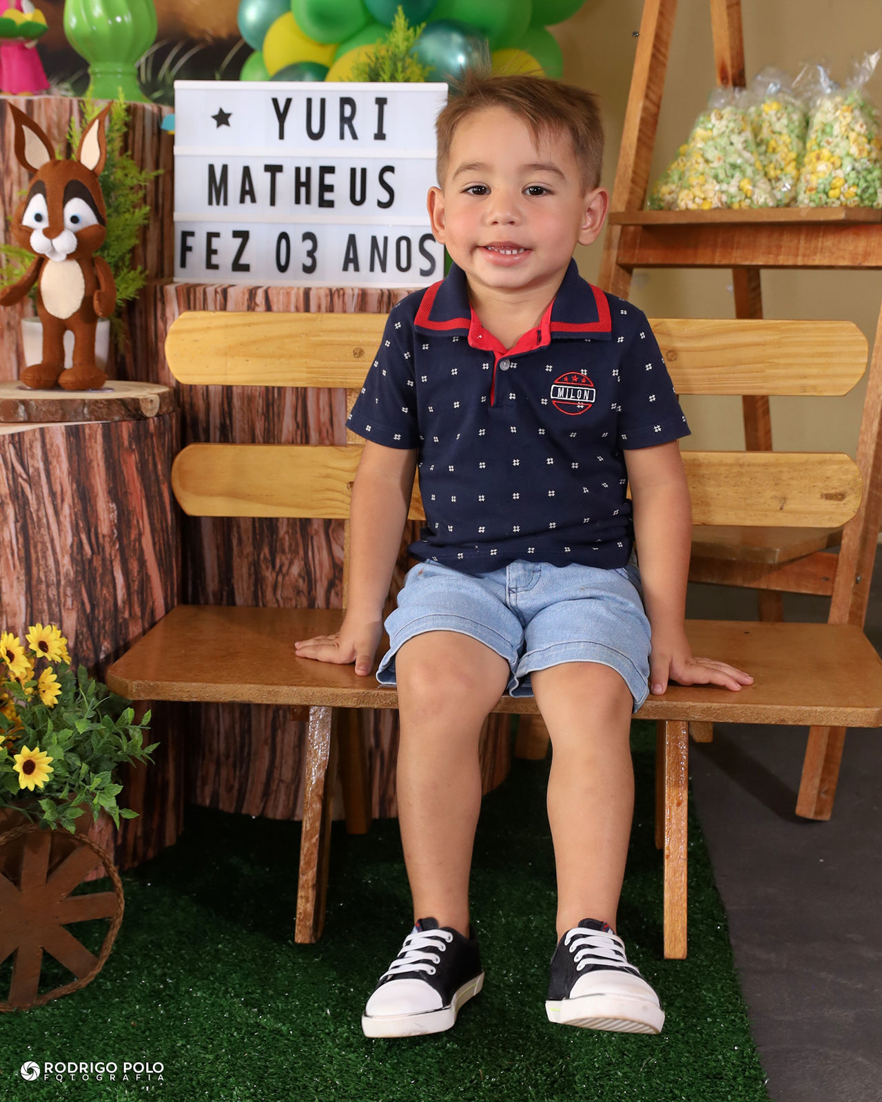 Foto Aniversário Yuri Matheus - 3 Anos - Imagem 0