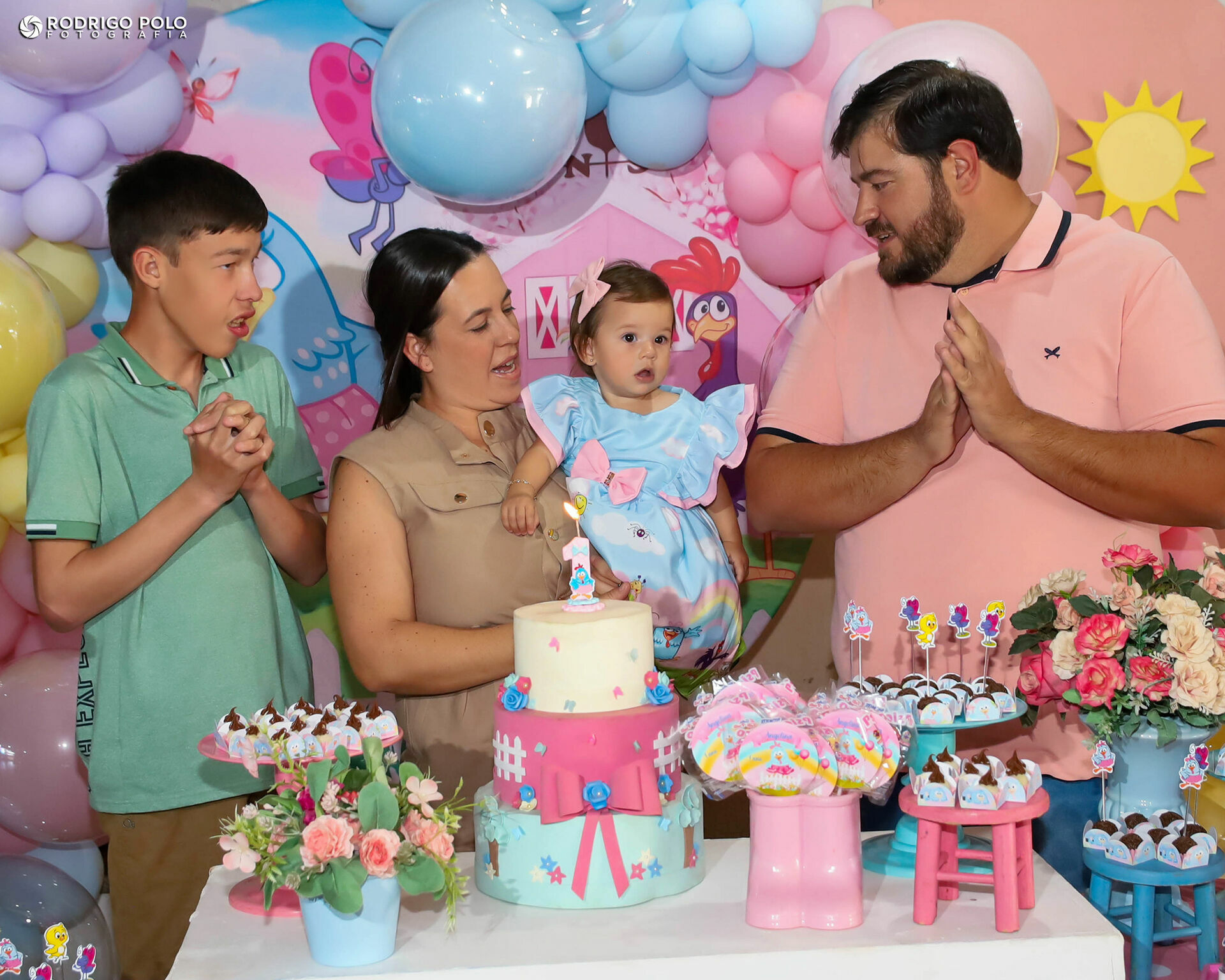 Foto Aniversário Angelina - 1 Aninho Foto Aniversário Angelina - 1 Aninho - Imagem 4